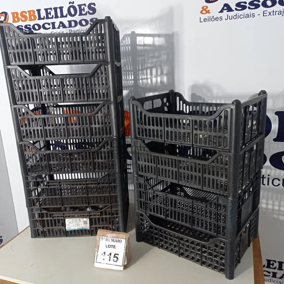 LOTE 115 - 10 CESTAS ORGANIZADORAS. (NO ESTADO) ATENÇÃO! FAZER A VISITAÇÃO ANTES DE ARREMATAR, NÃO SABEMOS SE FUNCIONA. LEILÃO NÃO TEM GARANTIA E NEM DEVOLUÇÃO, SUJEITO A POSSÍVEIS AVARIAS VISÍVEIS/OCULTAS E/OU AUSÊNCIA DE COMPONENTES.