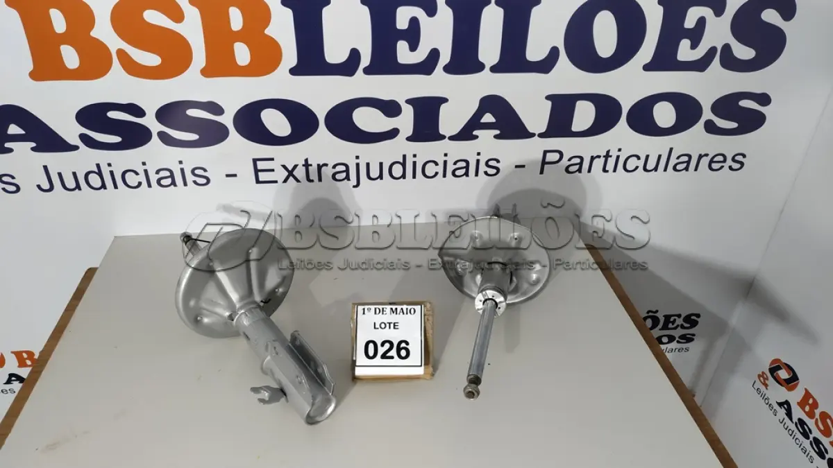 LOTE 026 - 01 PAR DE AMORTECEDORES DO MAZDA MX3. (NO ESTADO) ATENÇÃO! FAZER A VISITAÇÃO ANTES DE ARREMATAR, NÃO SABEMOS SE FUNCIONA. LEILÃO NÃO TEM GARANTIA E NEM DEVOLUÇÃO, SUJEITO A POSSÍVEIS AVARIAS VISÍVEIS/OCULTAS E/OU AUSÊNCIA DE COMPONENTES.