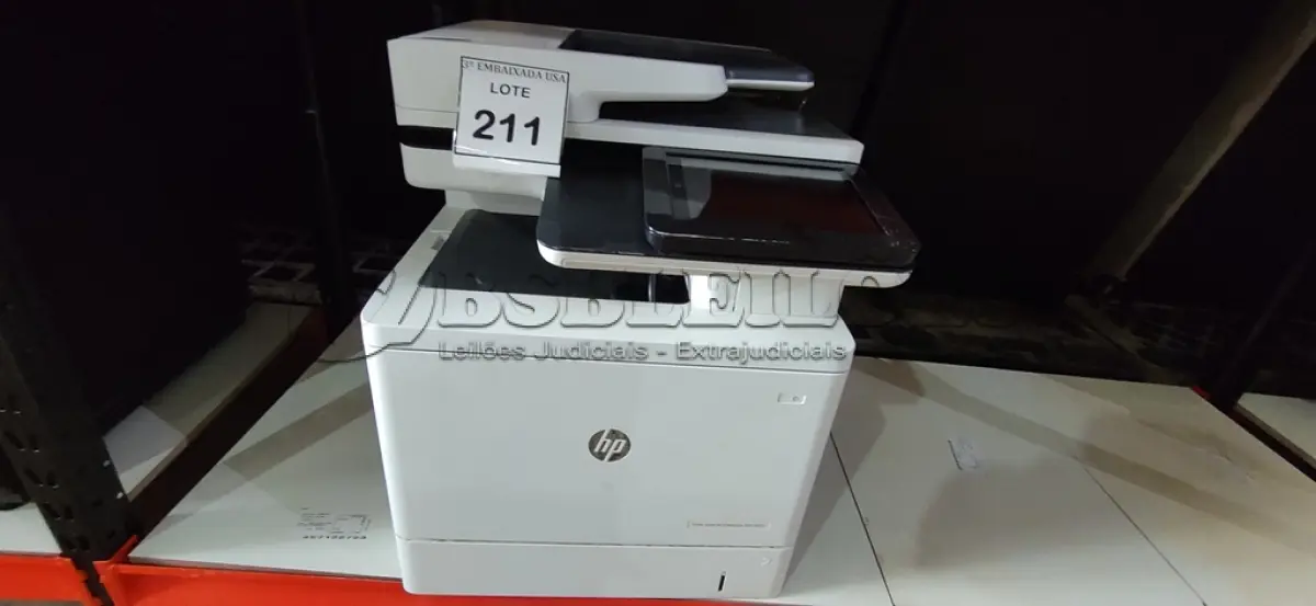 LOTE 211 - 01 PRINTER (IMPRESSORA LASER JET MFP M577. (NO ESTADO EM QUE SE ENCONTRA. SUJEITO A AVARIAS OCULTAS/VISÍVEIS.) 434439 MXCCL4602J