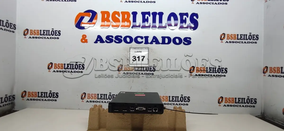 LOTE 317 - 01 CPU HP ELITE DESCK SEM FONTE.  (NO ESTADO EM QUE SE ENCONTRA. SUJEITO A AVARIAS OCULTAS/VISÍVEIS.) BD0080W