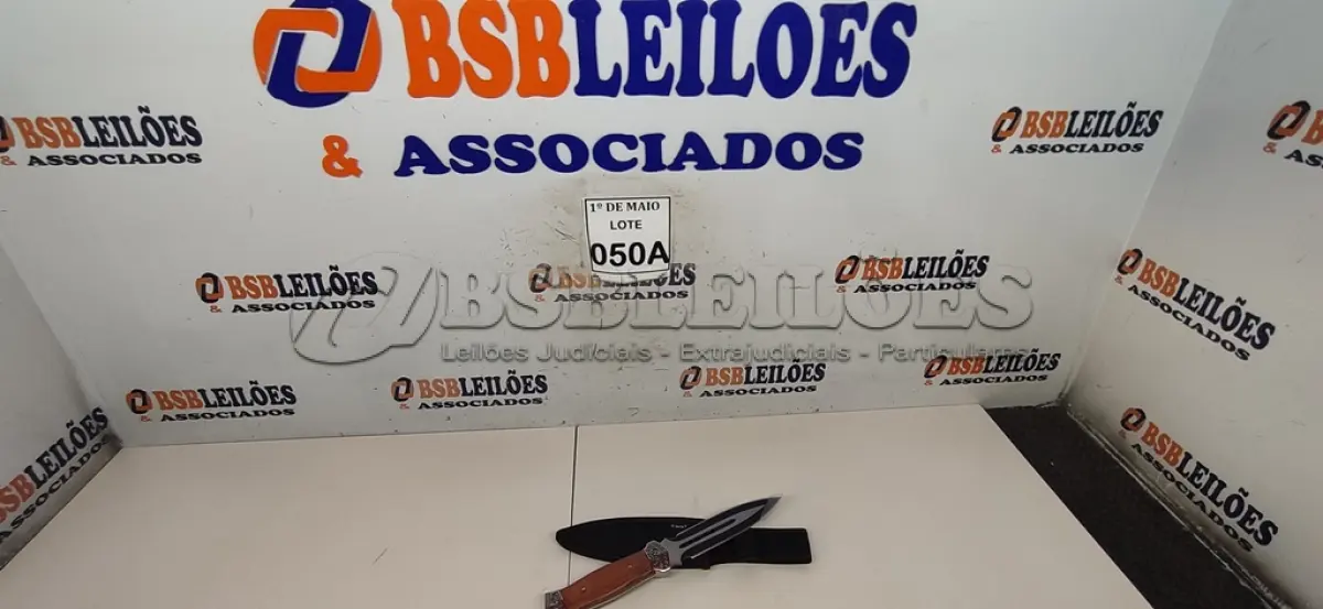 LOTE 050 - 01 PUNHAL IMPORTADA AÇO INOXIDÁVEL CABO EM MADEIRA   FULL TANG BAINHA DE NYLON TAMANHO TOTAL 28CM PESO 288G  (NOVO) (NO ESTADO) ATENÇÃO! FAZER A VISITAÇÃO ANTES DE ARREMATAR, NÃO SABEMOS SE FUNCIONA. LEILÃO NÃO TEM GARANTIA E NEM DEVOLUÇÃO, SUJEITO A POSSÍVEIS AVARIAS VISÍVEIS/OCULTAS E/OU AUSÊNCIA DE COMPONENTES.