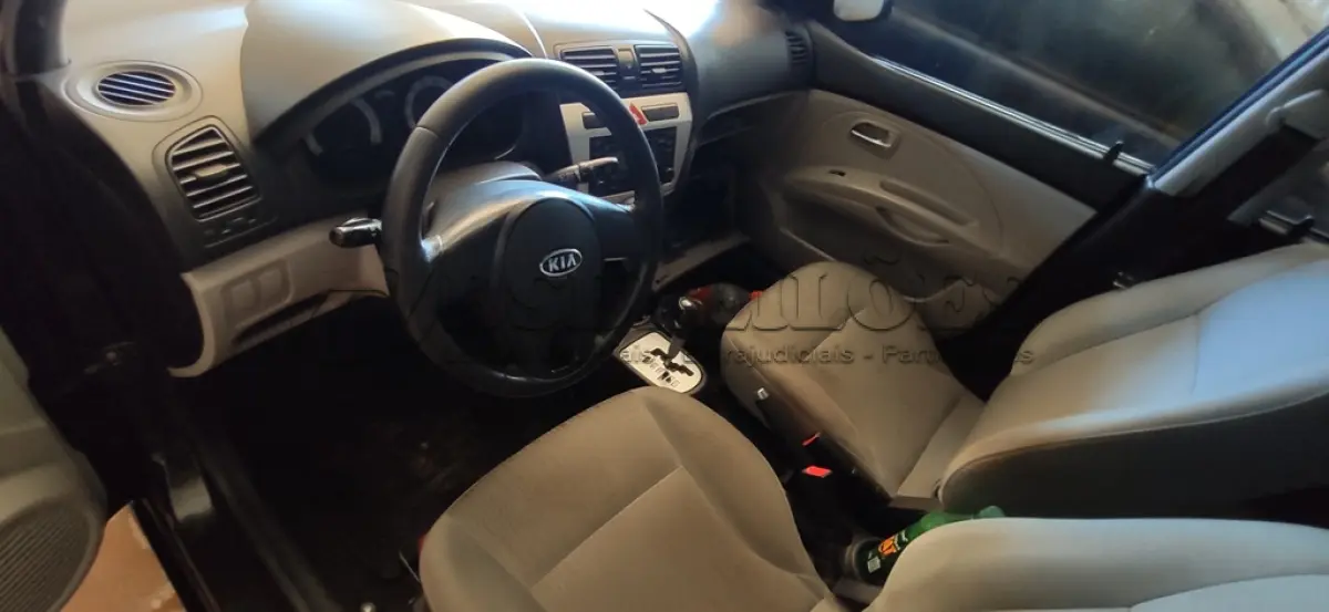 LOTE 446 - 01 KIA/PICANTO EX 3  1.0  L A GASOLINA;  NA COR PRETA; ANO 2010/2011. (NO ESTADO)