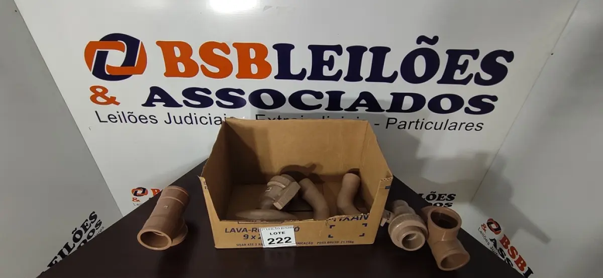 01 LOTE COM CONEXÕES HIDRÁULICAS MEDIDAS DIVERSAS. (NO ESTADO) ATENÇÃO! FAZER A VISITAÇÃO ANTES DE ARREMATAR, NÃO SABEMOS SE FUNCIONA, LEILÃO NÃO TEM GARANTIA E NEM DEVOLUÇÃO, SUJEITO A POSSÍVEIS AVARIAS VISÍVEIS/OCULTAS E/OU AUSÊNCIA DE COMPONENTES.