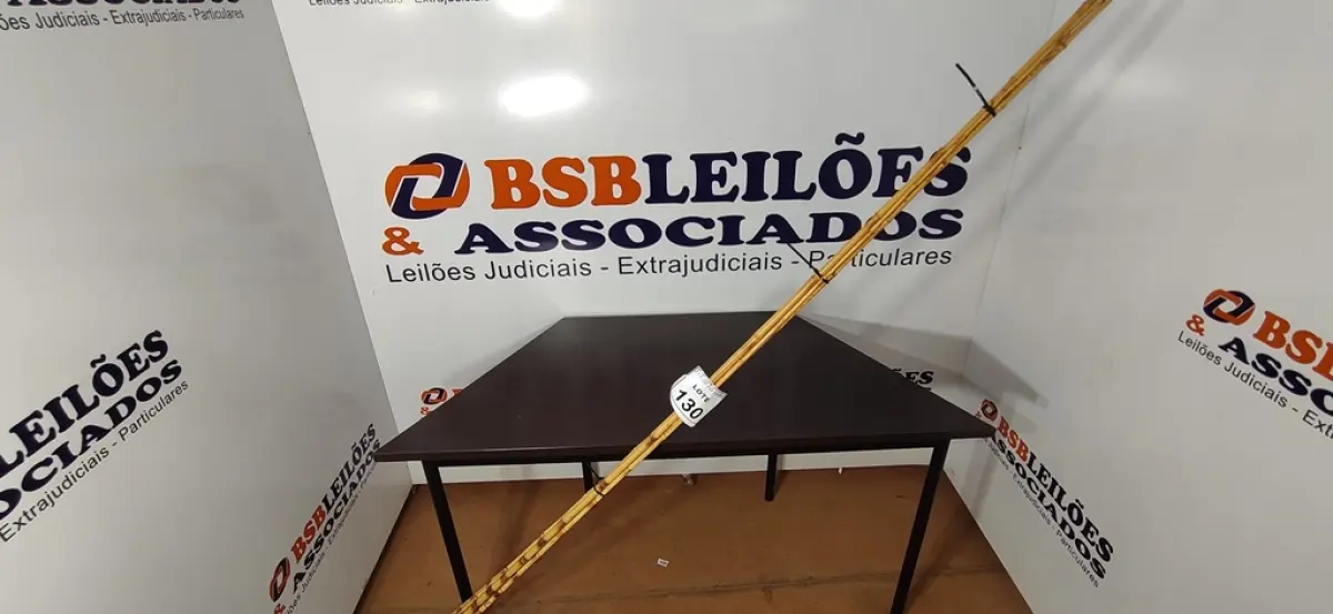 05 VARAS DE BAMBU. (NO ESTADO) ATENÇÃO! FAZER A VISITAÇÃO ANTES DE ARREMATAR, NÃO SABEMOS SE FUNCIONA, LEILÃO NÃO TEM GARANTIA E NEM DEVOLUÇÃO, SUJEITO A POSSÍVEIS AVARIAS VISÍVEIS/OCULTAS E/OU AUSÊNCIA DE COMPONENTES.