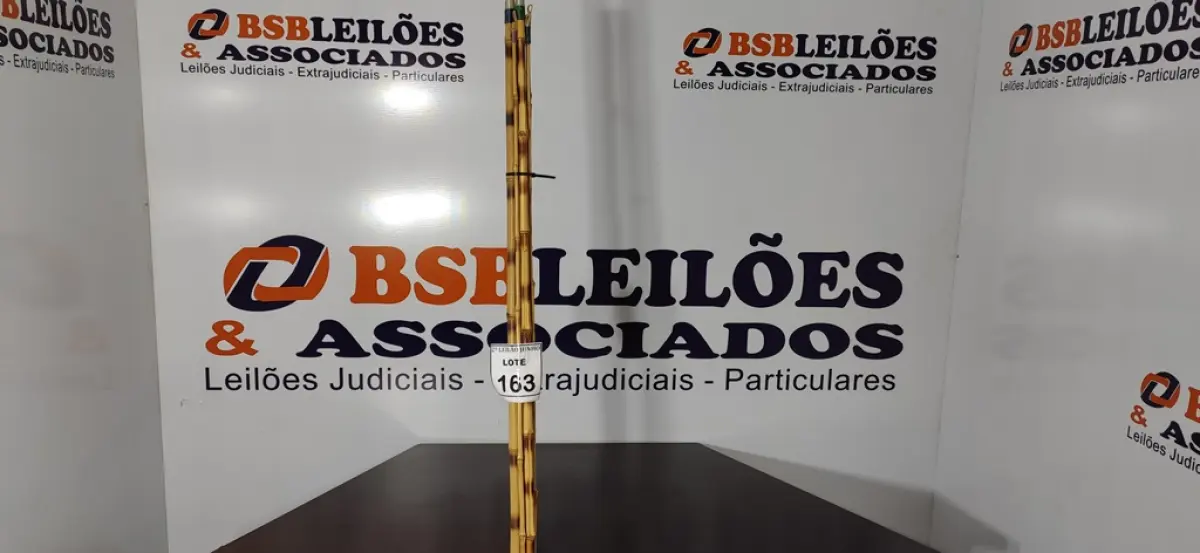 05 VARAS DE BAMBU. (NO ESTADO) ATENÇÃO! FAZER A VISITAÇÃO ANTES DE ARREMATAR, NÃO SABEMOS SE FUNCIONA, LEILÃO NÃO TEM GARANTIA E NEM DEVOLUÇÃO, SUJEITO A POSSÍVEIS AVARIAS VISÍVEIS/OCULTAS E/OU AUSÊNCIA DE COMPONENTES.