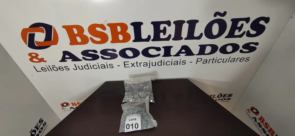 01 LOTE COM PARAFUSOS DIVERSOS. (NO ESTADO) ATENÇÃO! FAZER A VISITAÇÃO ANTES DE ARREMATAR, NÃO SABEMOS SE FUNCIONA, LEILÃO NÃO TEM GARANTIA E NEM DEVOLUÇÃO, SUJEITO A POSSÍVEIS AVARIAS VISÍVEIS/OCULTAS E/OU AUSÊNCIA DE COMPONENTES.