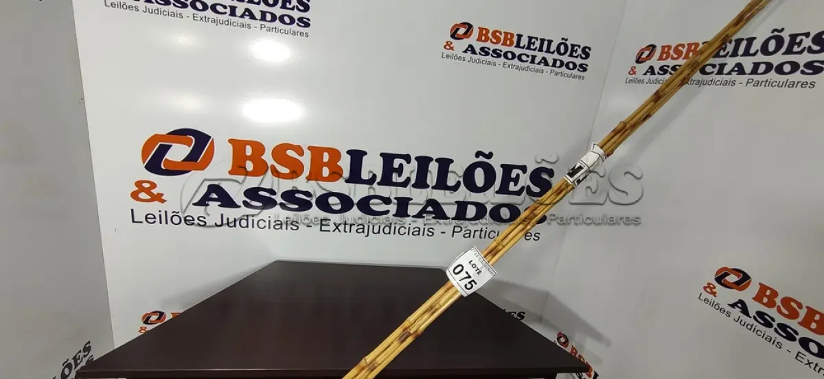 LOTE 075 - 05 VARAS DE BAMBU. (NO ESTADO) ATENÇÃO! FAZER A VISITAÇÃO ANTES DE ARREMATAR, NÃO SABEMOS SE FUNCIONA, LEILÃO NÃO TEM GARANTIA E NEM DEVOLUÇÃO, SUJEITO A POSSÍVEIS AVARIAS VISÍVEIS/OCULTAS E/OU AUSÊNCIA DE COMPONENTES.