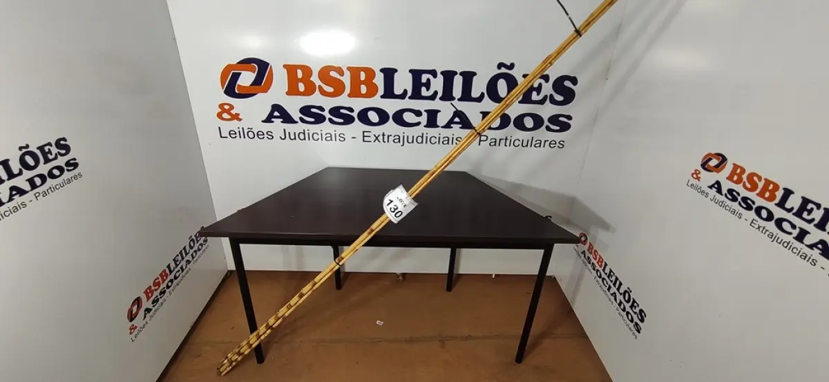 05 VARAS DE BAMBU. (NO ESTADO) ATENÇÃO! FAZER A VISITAÇÃO ANTES DE ARREMATAR, NÃO SABEMOS SE FUNCIONA, LEILÃO NÃO TEM GARANTIA E NEM DEVOLUÇÃO, SUJEITO A POSSÍVEIS AVARIAS VISÍVEIS/OCULTAS E/OU AUSÊNCIA DE COMPONENTES.