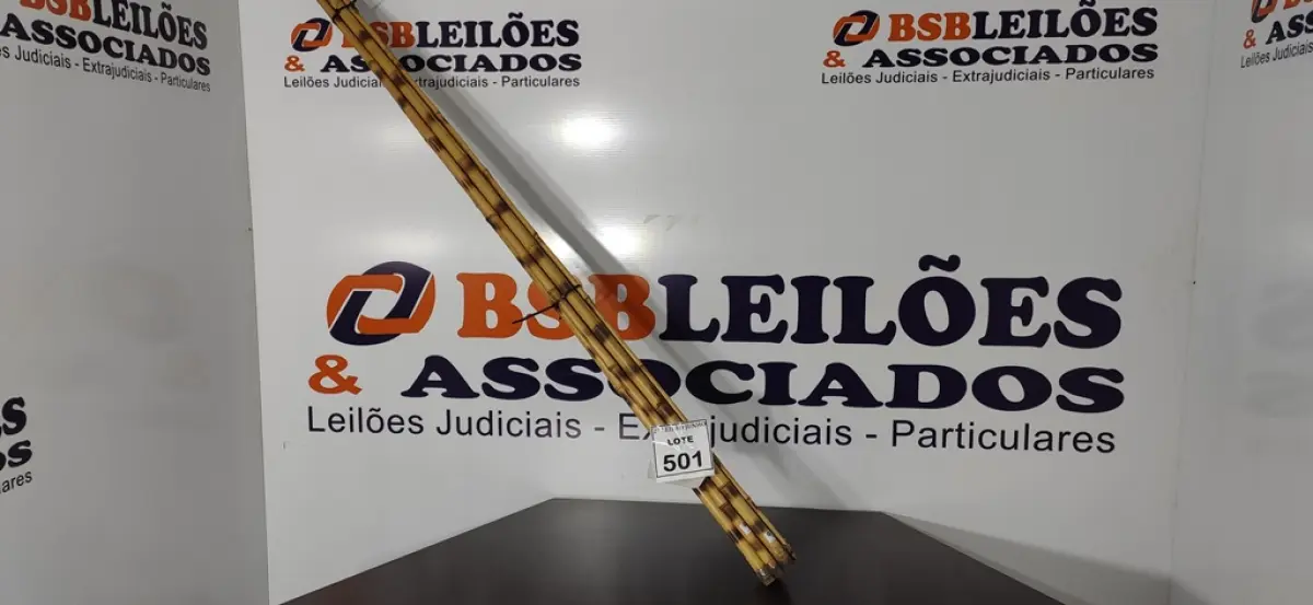 05 VARAS DE BAMBU. (NO ESTADO) ATENÇÃO! FAZER A VISITAÇÃO ANTES DE ARREMATAR, NÃO SABEMOS SE FUNCIONA, LEILÃO NÃO TEM GARANTIA E NEM DEVOLUÇÃO, SUJEITO A POSSÍVEIS AVARIAS VISÍVEIS/OCULTAS E/OU AUSÊNCIA DE COMPONENTES.