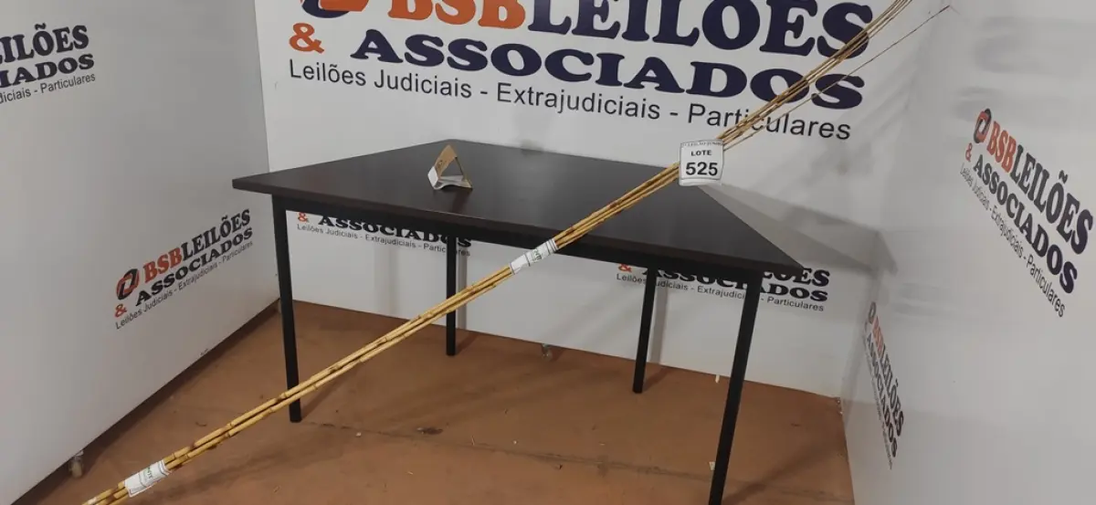 05 VARAS DE BAMBU. (NO ESTADO) ATENÇÃO! FAZER A VISITAÇÃO ANTES DE ARREMATAR, NÃO SABEMOS SE FUNCIONA, LEILÃO NÃO TEM GARANTIA E NEM DEVOLUÇÃO, SUJEITO A POSSÍVEIS AVARIAS VISÍVEIS/OCULTAS E/OU AUSÊNCIA DE COMPONENTES.