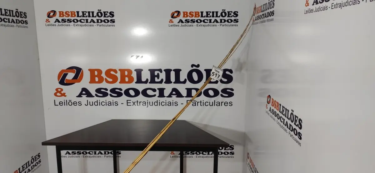 05 VARAS DE BAMBU. (NO ESTADO) ATENÇÃO! FAZER A VISITAÇÃO ANTES DE ARREMATAR, NÃO SABEMOS SE FUNCIONA, LEILÃO NÃO TEM GARANTIA E NEM DEVOLUÇÃO, SUJEITO A POSSÍVEIS AVARIAS VISÍVEIS/OCULTAS E/OU AUSÊNCIA DE COMPONENTES.