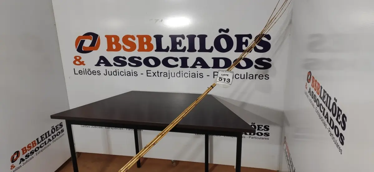 05 VARAS DE BAMBU. (NO ESTADO) ATENÇÃO! FAZER A VISITAÇÃO ANTES DE ARREMATAR, NÃO SABEMOS SE FUNCIONA, LEILÃO NÃO TEM GARANTIA E NEM DEVOLUÇÃO, SUJEITO A POSSÍVEIS AVARIAS VISÍVEIS/OCULTAS E/OU AUSÊNCIA DE COMPONENTES.