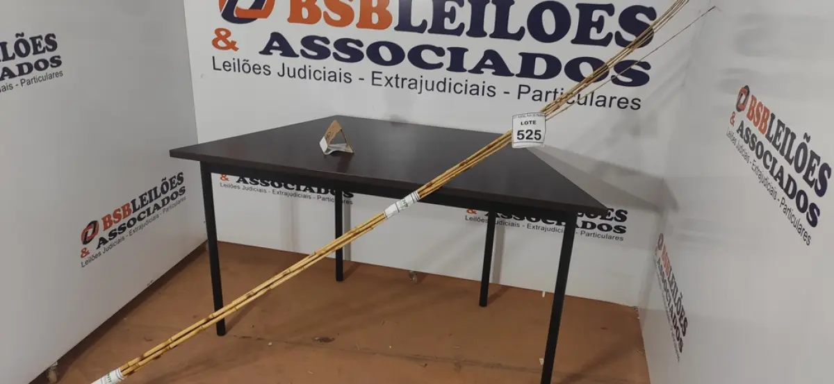 05 VARAS DE BAMBU. (NO ESTADO) ATENÇÃO! FAZER A VISITAÇÃO ANTES DE ARREMATAR, NÃO SABEMOS SE FUNCIONA, LEILÃO NÃO TEM GARANTIA E NEM DEVOLUÇÃO, SUJEITO A POSSÍVEIS AVARIAS VISÍVEIS/OCULTAS E/OU AUSÊNCIA DE COMPONENTES.