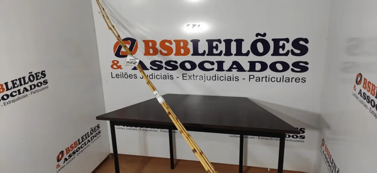 05 VARAS DE BAMBU. (NO ESTADO) ATENÇÃO! FAZER A VISITAÇÃO ANTES DE ARREMATAR, NÃO SABEMOS SE FUNCIONA, LEILÃO NÃO TEM GARANTIA E NEM DEVOLUÇÃO, SUJEITO A POSSÍVEIS AVARIAS VISÍVEIS/OCULTAS E/OU AUSÊNCIA DE COMPONENTES.