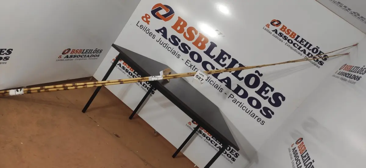 05 VARAS DE BAMBU. (NO ESTADO) ATENÇÃO! FAZER A VISITAÇÃO ANTES DE ARREMATAR, NÃO SABEMOS SE FUNCIONA, LEILÃO NÃO TEM GARANTIA E NEM DEVOLUÇÃO, SUJEITO A POSSÍVEIS AVARIAS VISÍVEIS/OCULTAS E/OU AUSÊNCIA DE COMPONENTES.