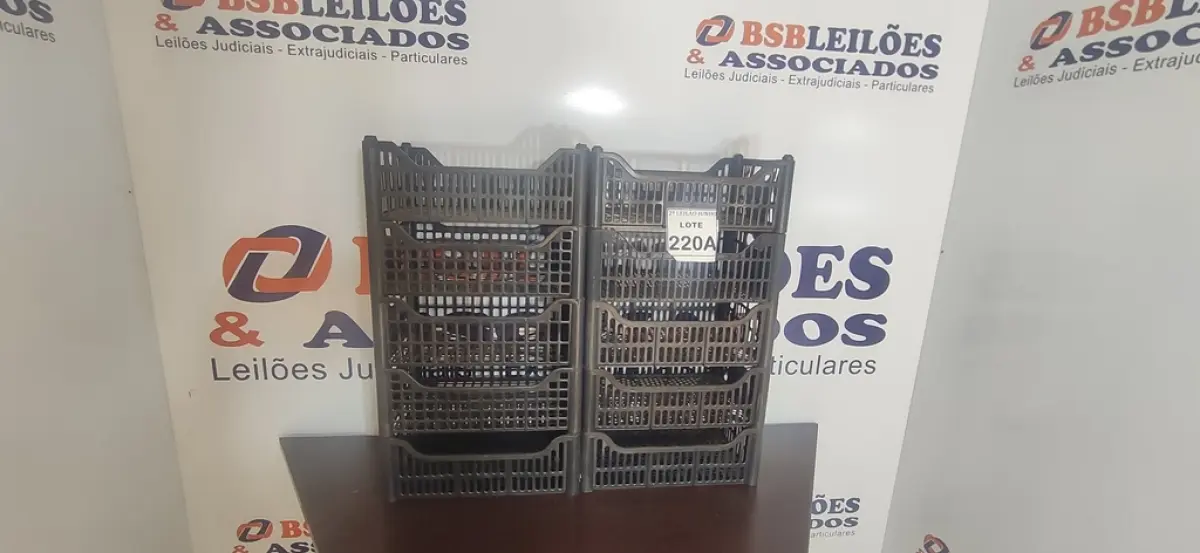 10 CESTAS ORGANIZADORAS. (NO ESTADO) ATENÇÃO! FAZER A VISITAÇÃO ANTES DE ARREMATAR, NÃO SABEMOS SE FUNCIONA, LEILÃO NÃO TEM GARANTIA E NEM DEVOLUÇÃO, SUJEITO A POSSÍVEIS AVARIAS VISÍVEIS/OCULTAS E/OU AUSÊNCIA DE COMPONENTES.