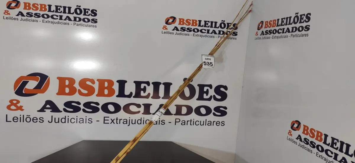 05 VARAS DE BAMBU. (NO ESTADO) ATENÇÃO! FAZER A VISITAÇÃO ANTES DE ARREMATAR, NÃO SABEMOS SE FUNCIONA, LEILÃO NÃO TEM GARANTIA E NEM DEVOLUÇÃO, SUJEITO A POSSÍVEIS AVARIAS VISÍVEIS/OCULTAS E/OU AUSÊNCIA DE COMPONENTES.