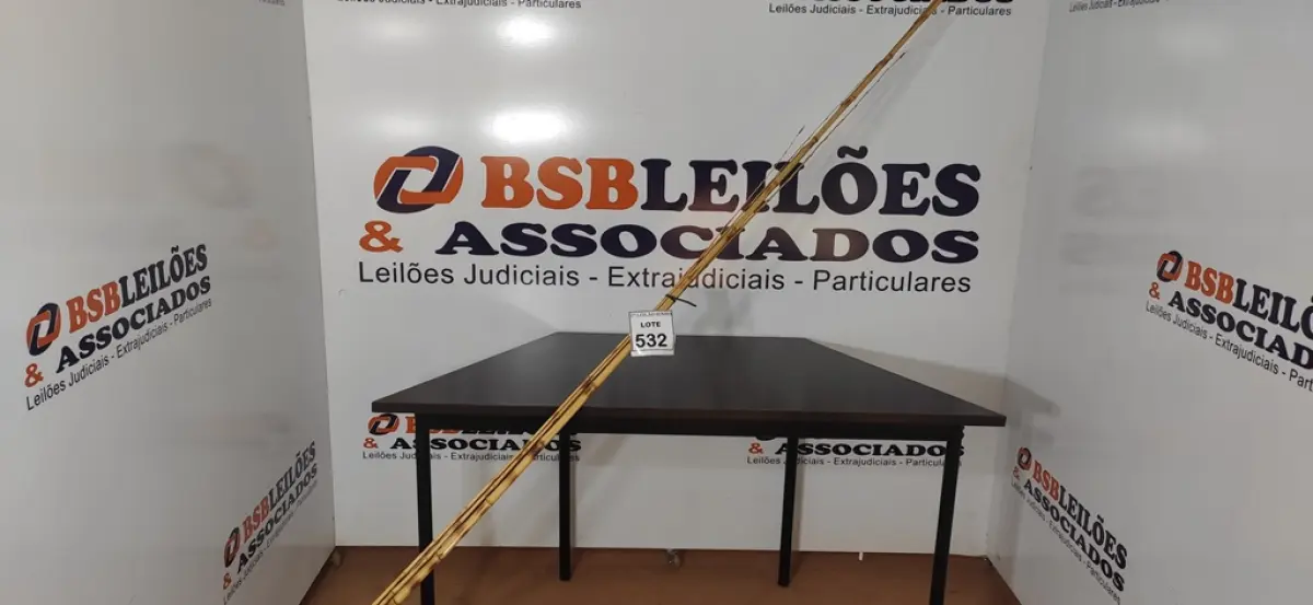 05 VARAS DE BAMBU. (NO ESTADO) ATENÇÃO! FAZER A VISITAÇÃO ANTES DE ARREMATAR, NÃO SABEMOS SE FUNCIONA, LEILÃO NÃO TEM GARANTIA E NEM DEVOLUÇÃO, SUJEITO A POSSÍVEIS AVARIAS VISÍVEIS/OCULTAS E/OU AUSÊNCIA DE COMPONENTES.
