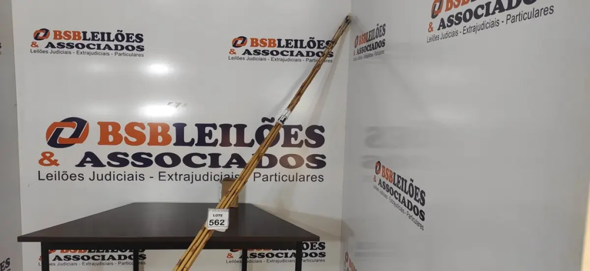 05 VARAS DE BAMBU. (NO ESTADO) ATENÇÃO! FAZER A VISITAÇÃO ANTES DE ARREMATAR, NÃO SABEMOS SE FUNCIONA, LEILÃO NÃO TEM GARANTIA E NEM DEVOLUÇÃO, SUJEITO A POSSÍVEIS AVARIAS VISÍVEIS/OCULTAS E/OU AUSÊNCIA DE COMPONENTES.