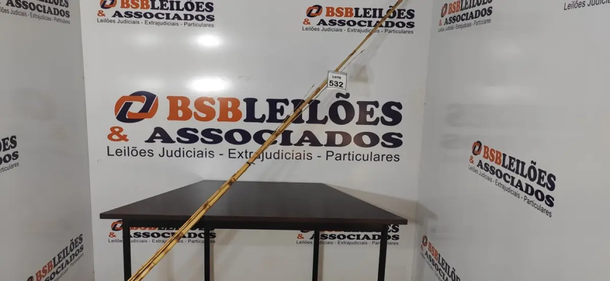 05 VARAS DE BAMBU. (NO ESTADO) ATENÇÃO! FAZER A VISITAÇÃO ANTES DE ARREMATAR, NÃO SABEMOS SE FUNCIONA, LEILÃO NÃO TEM GARANTIA E NEM DEVOLUÇÃO, SUJEITO A POSSÍVEIS AVARIAS VISÍVEIS/OCULTAS E/OU AUSÊNCIA DE COMPONENTES.