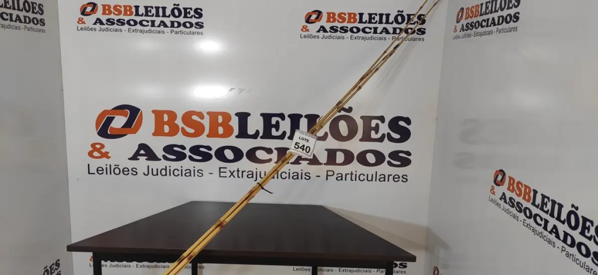 05 VARAS DE BAMBU. (NO ESTADO) ATENÇÃO! FAZER A VISITAÇÃO ANTES DE ARREMATAR, NÃO SABEMOS SE FUNCIONA, LEILÃO NÃO TEM GARANTIA E NEM DEVOLUÇÃO, SUJEITO A POSSÍVEIS AVARIAS VISÍVEIS/OCULTAS E/OU AUSÊNCIA DE COMPONENTES.