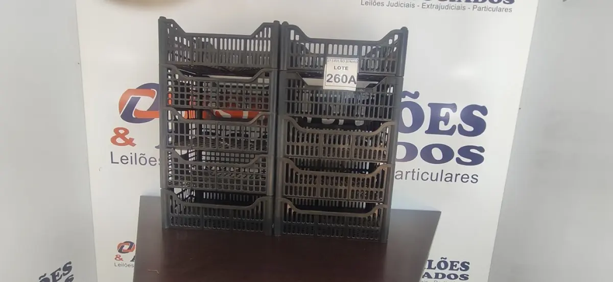10 CESTAS ORGANIZADORAS. (NO ESTADO) ATENÇÃO! FAZER A VISITAÇÃO ANTES DE ARREMATAR, NÃO SABEMOS SE FUNCIONA, LEILÃO NÃO TEM GARANTIA E NEM DEVOLUÇÃO, SUJEITO A POSSÍVEIS AVARIAS VISÍVEIS/OCULTAS E/OU AUSÊNCIA DE COMPONENTES.