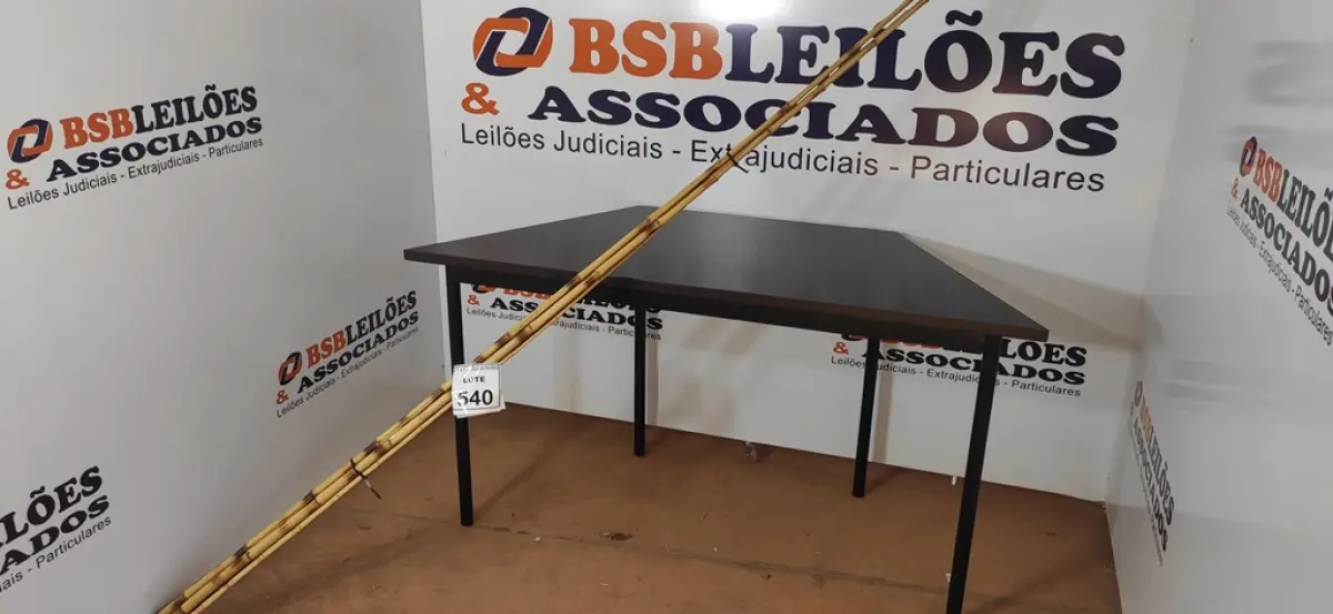 05 VARAS DE BAMBU. (NO ESTADO) ATENÇÃO! FAZER A VISITAÇÃO ANTES DE ARREMATAR, NÃO SABEMOS SE FUNCIONA, LEILÃO NÃO TEM GARANTIA E NEM DEVOLUÇÃO, SUJEITO A POSSÍVEIS AVARIAS VISÍVEIS/OCULTAS E/OU AUSÊNCIA DE COMPONENTES.