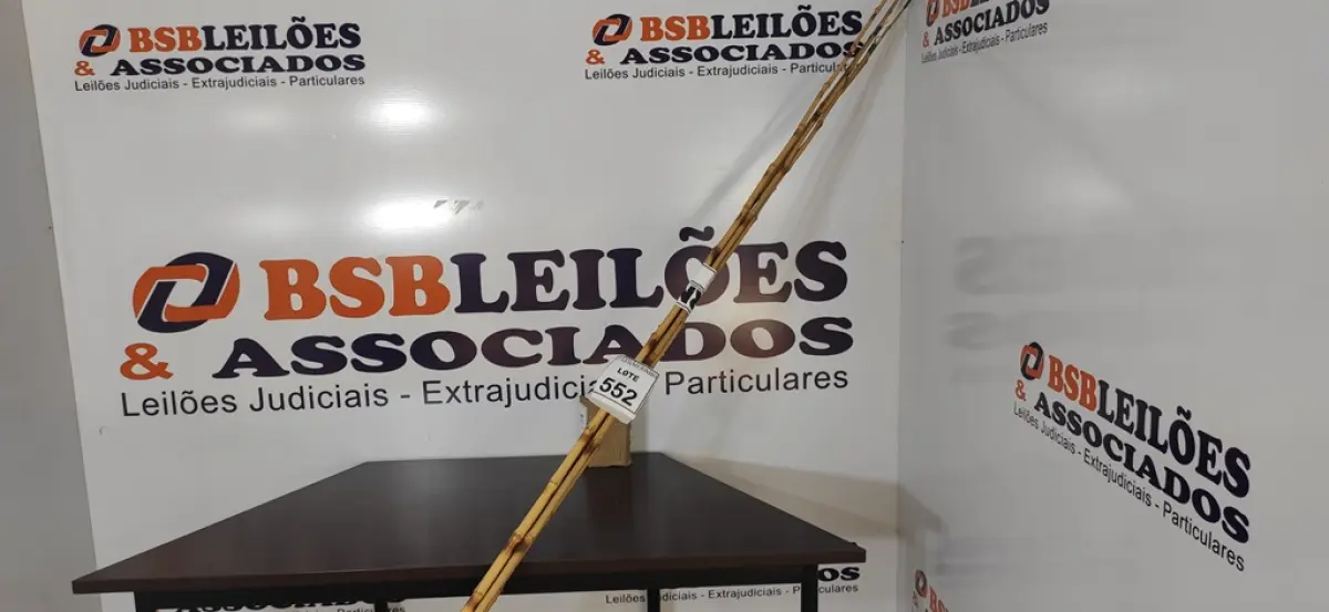 05 VARAS DE BAMBU. (NO ESTADO) ATENÇÃO! FAZER A VISITAÇÃO ANTES DE ARREMATAR, NÃO SABEMOS SE FUNCIONA, LEILÃO NÃO TEM GARANTIA E NEM DEVOLUÇÃO, SUJEITO A POSSÍVEIS AVARIAS VISÍVEIS/OCULTAS E/OU AUSÊNCIA DE COMPONENTES.