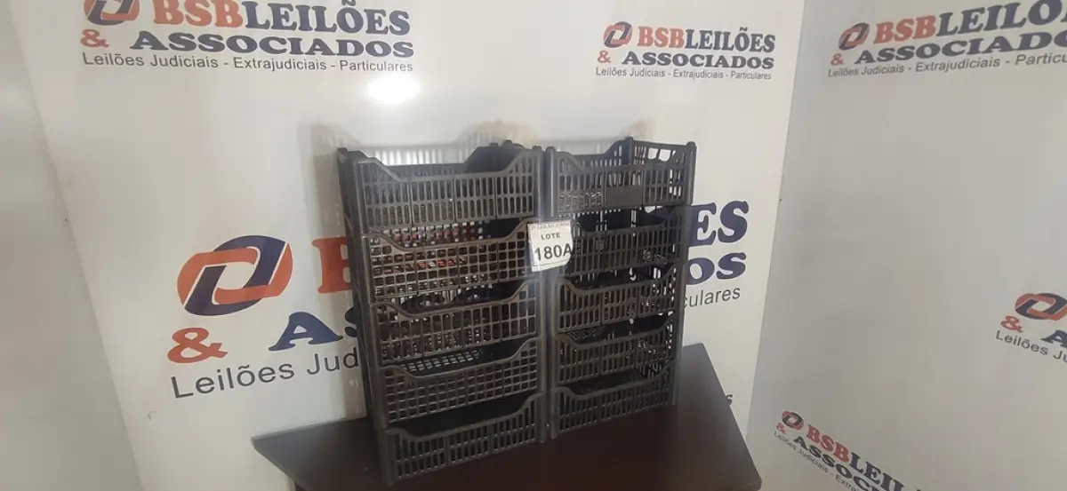 10 CESTAS ORGANIZADORAS. (NO ESTADO) ATENÇÃO! FAZER A VISITAÇÃO ANTES DE ARREMATAR, NÃO SABEMOS SE FUNCIONA, LEILÃO NÃO TEM GARANTIA E NEM DEVOLUÇÃO, SUJEITO A POSSÍVEIS AVARIAS VISÍVEIS/OCULTAS E/OU AUSÊNCIA DE COMPONENTES.