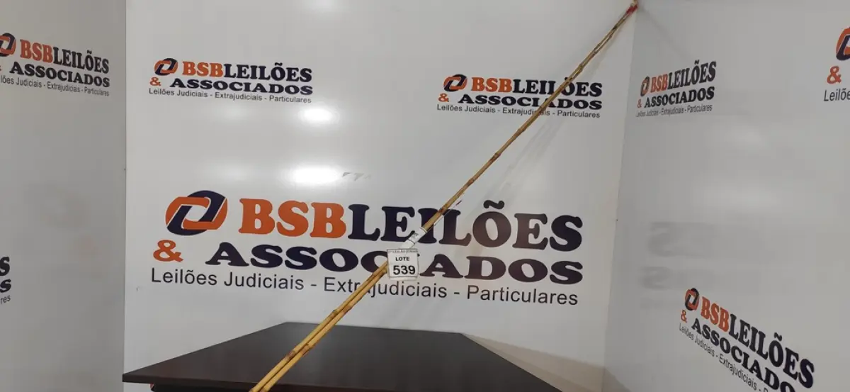 05 VARAS DE BAMBU. (NO ESTADO) ATENÇÃO! FAZER A VISITAÇÃO ANTES DE ARREMATAR, NÃO SABEMOS SE FUNCIONA, LEILÃO NÃO TEM GARANTIA E NEM DEVOLUÇÃO, SUJEITO A POSSÍVEIS AVARIAS VISÍVEIS/OCULTAS E/OU AUSÊNCIA DE COMPONENTES.