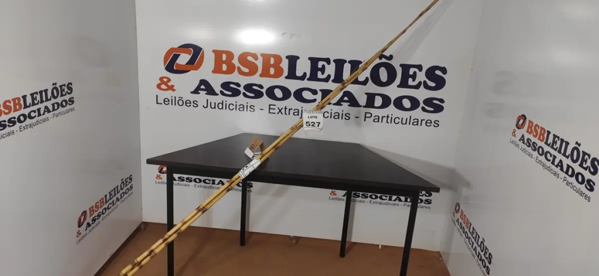 05 VARAS DE BAMBU. (NO ESTADO) ATENÇÃO! FAZER A VISITAÇÃO ANTES DE ARREMATAR, NÃO SABEMOS SE FUNCIONA, LEILÃO NÃO TEM GARANTIA E NEM DEVOLUÇÃO, SUJEITO A POSSÍVEIS AVARIAS VISÍVEIS/OCULTAS E/OU AUSÊNCIA DE COMPONENTES.