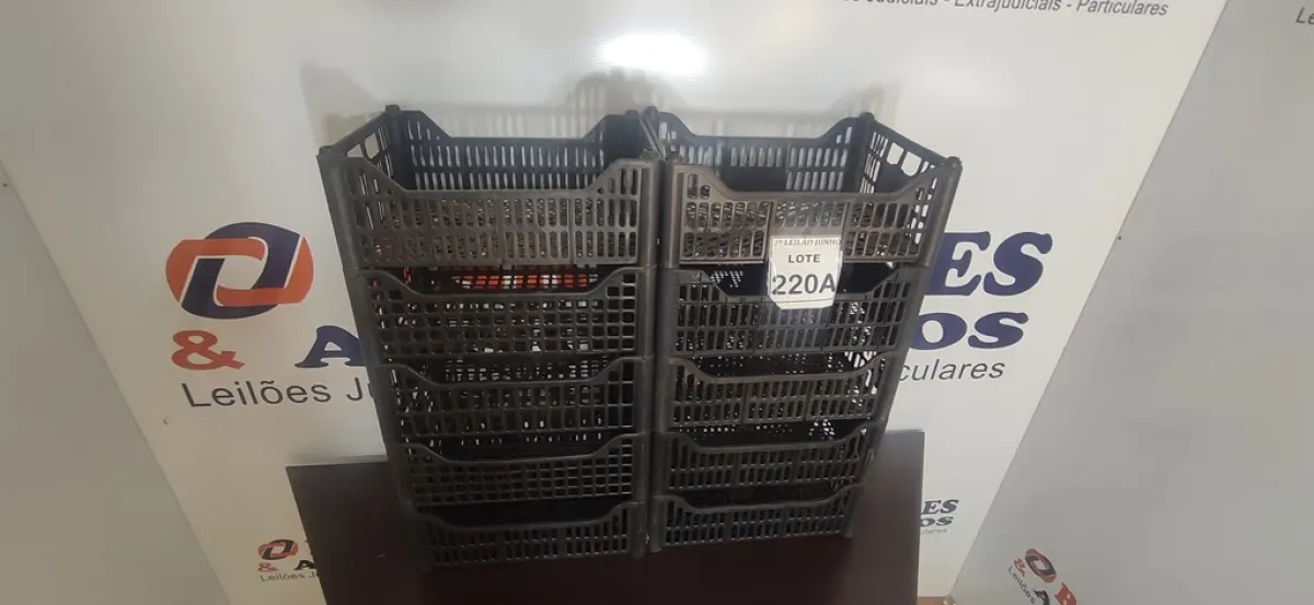 10 CESTAS ORGANIZADORAS. (NO ESTADO) ATENÇÃO! FAZER A VISITAÇÃO ANTES DE ARREMATAR, NÃO SABEMOS SE FUNCIONA, LEILÃO NÃO TEM GARANTIA E NEM DEVOLUÇÃO, SUJEITO A POSSÍVEIS AVARIAS VISÍVEIS/OCULTAS E/OU AUSÊNCIA DE COMPONENTES.