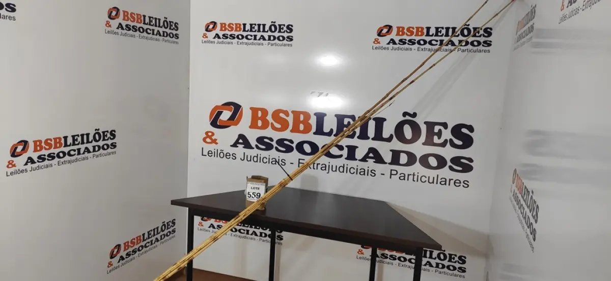 05 VARAS DE BAMBU. (NO ESTADO) ATENÇÃO! FAZER A VISITAÇÃO ANTES DE ARREMATAR, NÃO SABEMOS SE FUNCIONA, LEILÃO NÃO TEM GARANTIA E NEM DEVOLUÇÃO, SUJEITO A POSSÍVEIS AVARIAS VISÍVEIS/OCULTAS E/OU AUSÊNCIA DE COMPONENTES.
