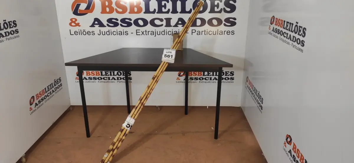 05 VARAS DE BAMBU. (NO ESTADO) ATENÇÃO! FAZER A VISITAÇÃO ANTES DE ARREMATAR, NÃO SABEMOS SE FUNCIONA, LEILÃO NÃO TEM GARANTIA E NEM DEVOLUÇÃO, SUJEITO A POSSÍVEIS AVARIAS VISÍVEIS/OCULTAS E/OU AUSÊNCIA DE COMPONENTES.