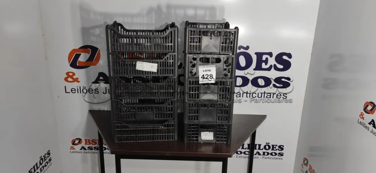 LOTE 428 - 10 CESTAS ORGANIZADORAS. (NO ESTADO) ATENÇÃO! FAZER A VISITAÇÃO ANTES DE ARREMATAR, NÃO SABEMOS SE FUNCIONA, LEILÃO NÃO TEM GARANTIA E NEM DEVOLUÇÃO, SUJEITO A POSSÍVEIS AVARIAS VISÍVEIS/OCULTAS E/OU AUSÊNCIA DE COMPONENTES.