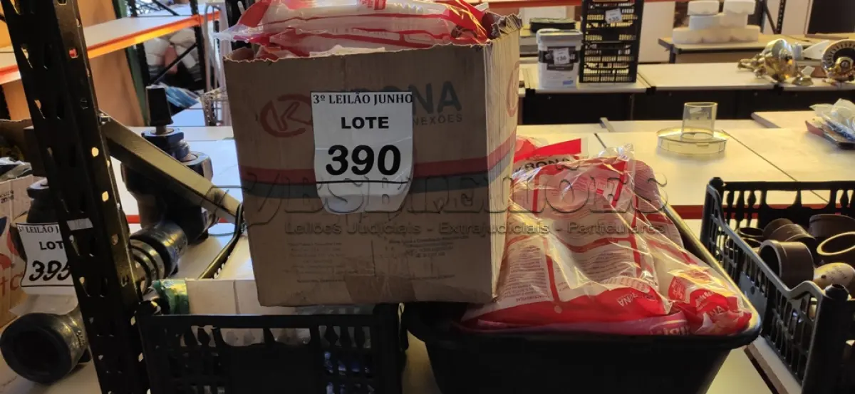 LOTE 390 - 01 LOTE COM PARAFUSOS PARA CAIXA ACOPLADA, MANGUEIRAS PARA MÁQUINA DE LAVAR, SIFÃO, LUVAS EMBORRACHADAS, MÁSCARAS DE PROTEÇÃO, 01 ESPELHO PEQUENO E SIFÕES DUPLOS. (NO ESTADO) ATENÇÃO! FAZER A VISITAÇÃO ANTES DE ARREMATAR, NÃO SABEMOS SE FUNCIONA. LEILÃO NÃO TEM GARANTIA E NEM DEVOLUÇÃO, SUJEITO A POSSÍVEIS AVARIAS VISÍVEIS/OCULTAS E/OU AUSÊNCIA DE COMPONENTES.