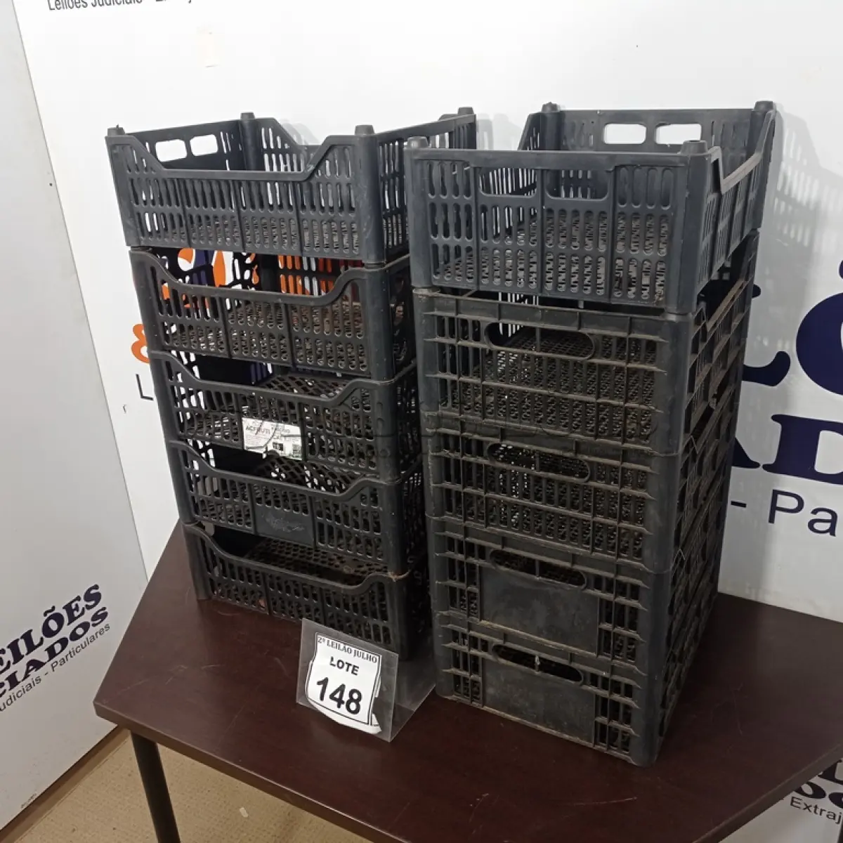 LOTE 148 - 10 CESTAS ORGANIZADORAS. (NO ESTADO) ATENÇÃO! FAZER A VISITAÇÃO ANTES DE ARREMATAR, NÃO SABEMOS SE FUNCIONA. LEILÃO NÃO TEM GARANTIA E NEM DEVOLUÇÃO, SUJEITO A POSSÍVEIS AVARIAS VISÍVEIS/OCULTAS E/OU AUSÊNCIA DE COMPONENTES.