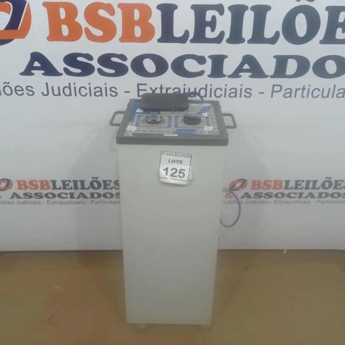 01 EQUIPAMENTO THEMOPULSE. (NO ESTADO) ATENÇÃO! FAZER A VISITAÇÃO ANTES DE ARREMATAR, NÃO SABEMOS SE FUNCIONA, LEILÃO NÃO TEM GARANTIA E NEM DEVOLUÇÃO, SUJEITO A POSSÍVEIS AVARIAS VISÍVEIS/OCULTAS E/OU AUSÊNCIA DE COMPONENTES.