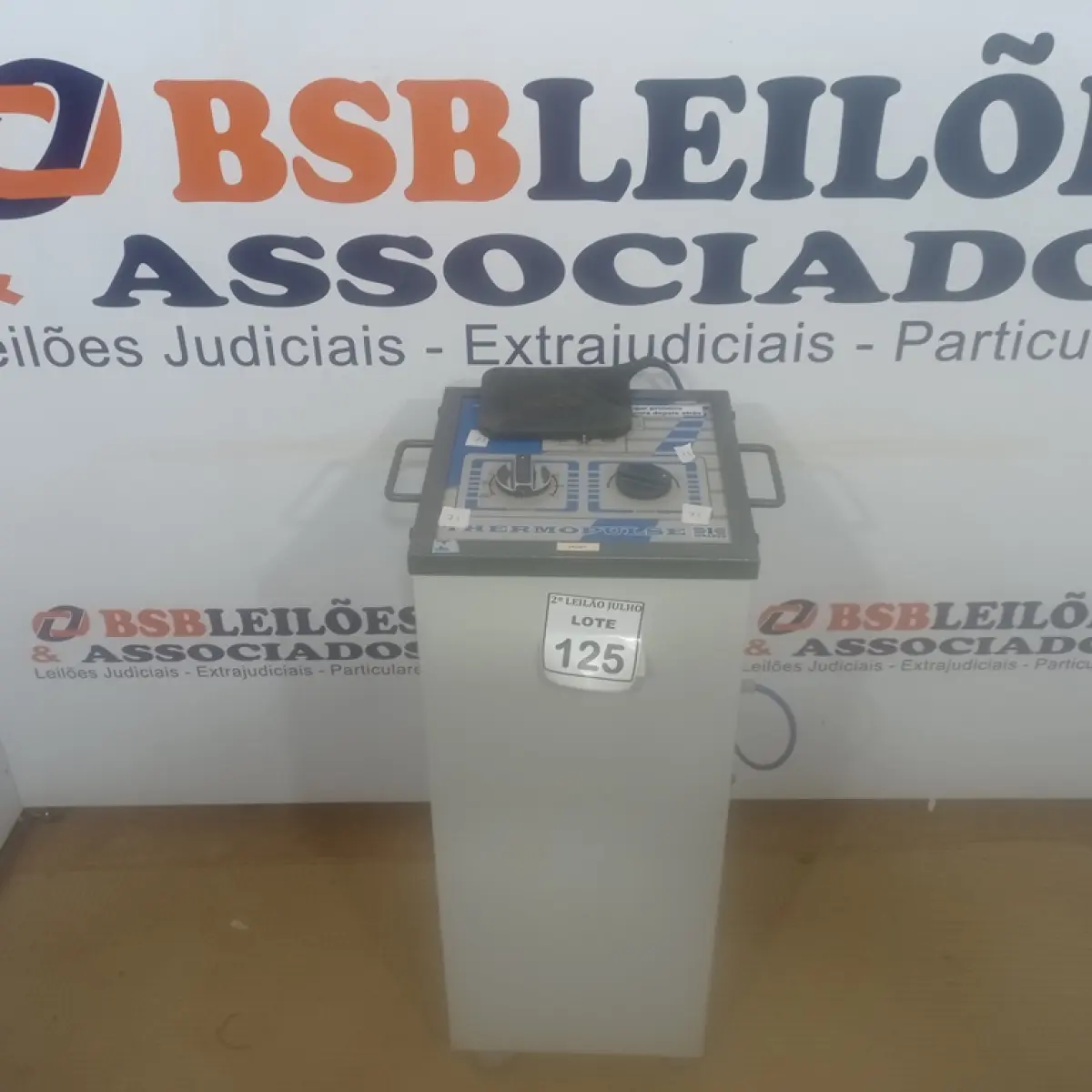 01 EQUIPAMENTO THEMOPULSE. (NO ESTADO) ATENÇÃO! FAZER A VISITAÇÃO ANTES DE ARREMATAR, NÃO SABEMOS SE FUNCIONA, LEILÃO NÃO TEM GARANTIA E NEM DEVOLUÇÃO, SUJEITO A POSSÍVEIS AVARIAS VISÍVEIS/OCULTAS E/OU AUSÊNCIA DE COMPONENTES.