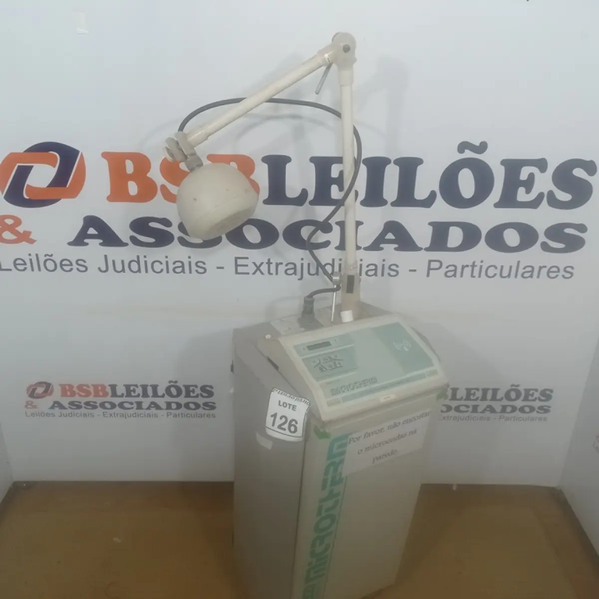 01 MICROTHERM. (NO ESTADO) ATENÇÃO! FAZER A VISITAÇÃO ANTES DE ARREMATAR, NÃO SABEMOS SE FUNCIONA, LEILÃO NÃO TEM GARANTIA E NEM DEVOLUÇÃO, SUJEITO A POSSÍVEIS AVARIAS VISÍVEIS/OCULTAS E/OU AUSÊNCIA DE COMPONENTES.