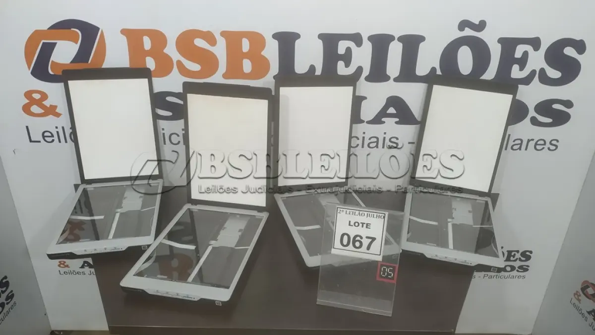 LOTE 067 - 04 SCANNER’S MARCA EPSON. (NO ESTADO) ATENÇÃO! FAZER A VISITAÇÃO ANTES DE ARREMATAR, NÃO SABEMOS SE FUNCIONA. LEILÃO NÃO TEM GARANTIA E NEM DEVOLUÇÃO, SUJEITO A POSSÍVEIS AVARIAS VISÍVEIS/OCULTAS E/OU AUSÊNCIA DE COMPONENTES.