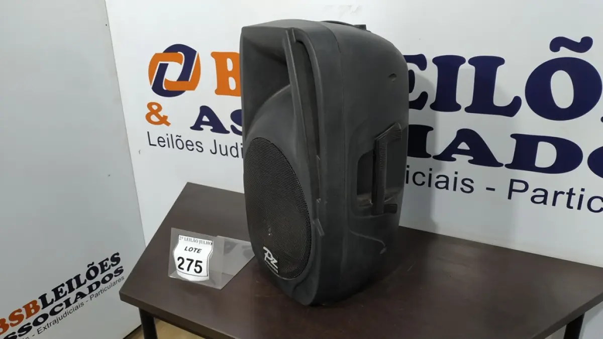 01 CAIXA DE SOM MARCA PZ PRO ÁUDIO. (NO ESTADO) ATENÇÃO! FAZER A VISITAÇÃO ANTES DE ARREMATAR, NÃO SABEMOS SE FUNCIONA. LEILÃO NÃO TEM GARANTIA E NEM DEVOLUÇÃO, SUJEITO A POSSÍVEIS AVARIAS VISÍVEIS/OCULTAS E/OU AUSÊNCIA DE COMPONENTES.