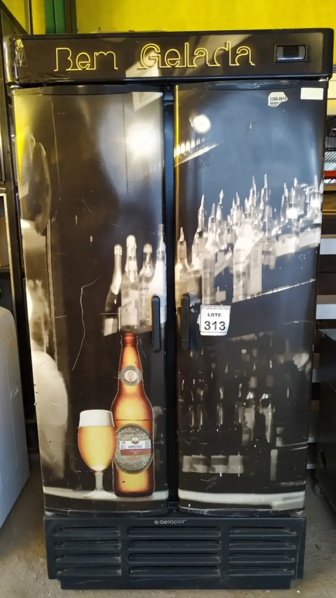 01 CERVEJEIRA 02 PORTAS. (NO ESTADO) ATENÇÃO! FAZER A VISITAÇÃO ANTES DE ARREMATAR, NÃO SABEMOS SE FUNCIONA, LEILÃO NÃO TEM GARANTIA E NEM DEVOLUÇÃO, SUJEITO A POSSÍVEIS AVARIAS VISÍVEIS/OCULTAS E/OU AUSÊNCIA DE COMPONENTES.