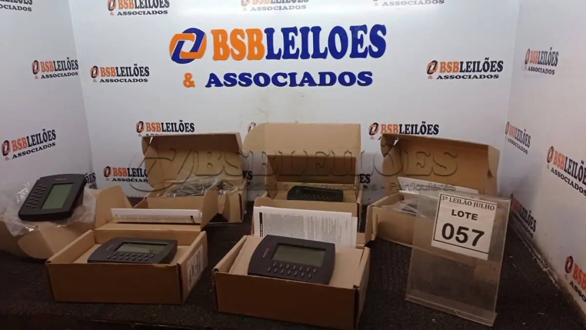 LOTE 057 - 05 MÓDULOS DE EXPANSÃO RETRO ILUMINADO MARCA PLYCOM. (NO ESTADO) ATENÇÃO! FAZER A VISITAÇÃO ANTES DE ARREMATAR, NÃO SABEMOS SE FUNCIONA, LEILÃO NÃO TEM GARANTIA E NEM DEVOLUÇÃO, SUJEITO A POSSÍVEIS AVARIAS VISÍVEIS/OCULTAS E/OU AUSÊNCIA DE COMPONENTES.