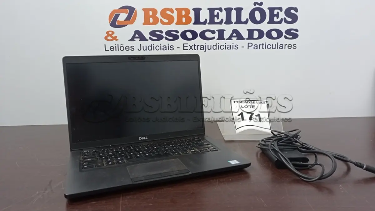 LOTE 171 - 01 DELL LAPTOP SEM HD E COM FONTE. (NO ESTADO EM QUE SE ENCONTRA. SUJEITO A AVARIAS OCULTAS/VISÍVEIS.) 619393
