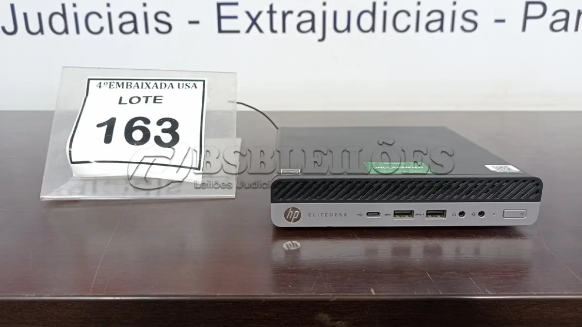 LOTE 163 - 01 HP ELITEDESK 705 G4SEM MEMORIA, SEM FONTE E SEM HD. (NO ESTADO EM QUE SE ENCONTRA. SUJEITO A AVARIAS OCULTAS/VISÍVEIS.) BD1048G