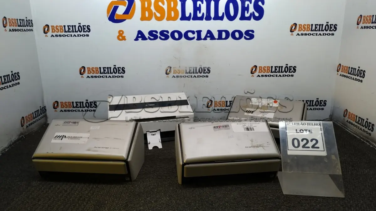 LOTE 022 - 03 SCANNER’S MARCA FUJITSU E 01 SCANNER MARCA AVISION. (NO ESTADO) ATENÇÃO! FAZER A VISITAÇÃO ANTES DE ARREMATAR, NÃO SABEMOS SE FUNCIONA, LEILÃO NÃO TEM GARANTIA E NEM DEVOLUÇÃO, SUJEITO A POSSÍVEIS AVARIAS VISÍVEIS/OCULTAS E/OU AUSÊNCIA DE COMPONENTES.