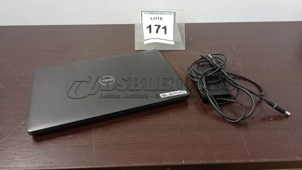 LOTE 171 - 01 DELL LAPTOP SEM HD E COM FONTE. (NO ESTADO EM QUE SE ENCONTRA. SUJEITO A AVARIAS OCULTAS/VISÍVEIS.) 619393
