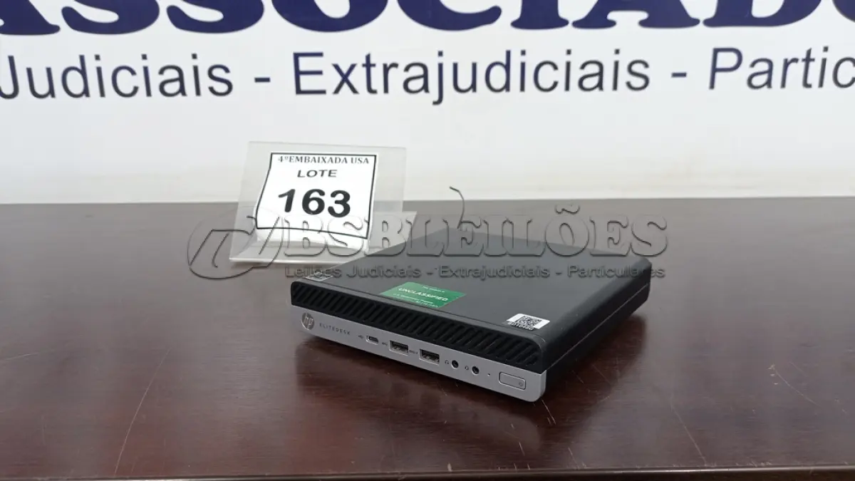 LOTE 163 - 01 HP ELITEDESK 705 G4SEM MEMORIA, SEM FONTE E SEM HD. (NO ESTADO EM QUE SE ENCONTRA. SUJEITO A AVARIAS OCULTAS/VISÍVEIS.) BD1048G
