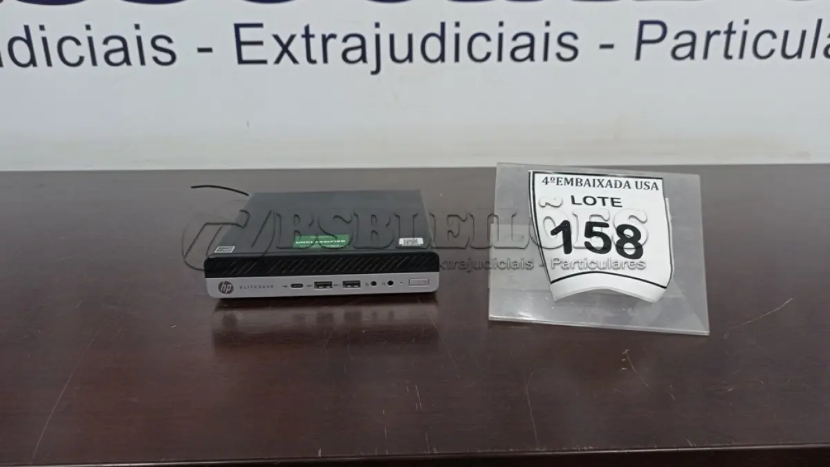 LOTE 158 - 01 HP ELITEDESK 705 G4 SEM MEMÓRIA, SEM HD E SEM FONTE. (NO ESTADO EM QUE SE ENCONTRA. SUJEITO A AVARIAS OCULTAS/VISÍVEIS.)  BD0546H